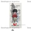 Plug anal S con cola de conejo roja